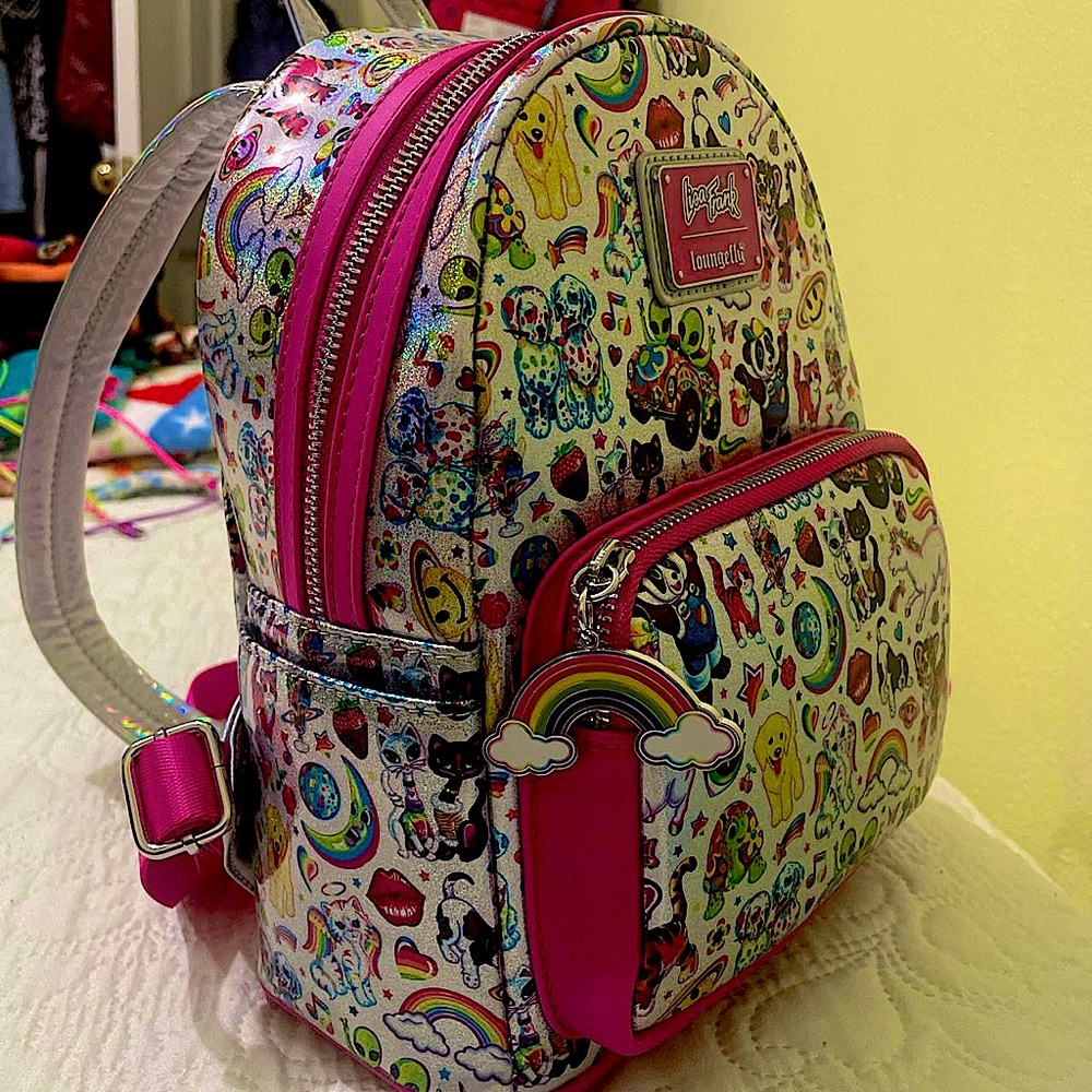 Loungefly x Lisa Frank backpack
